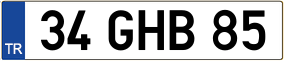 Truck License Plate